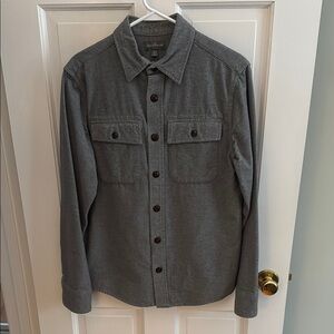 L.L. Bean Gray Chamois Shirt Jacket